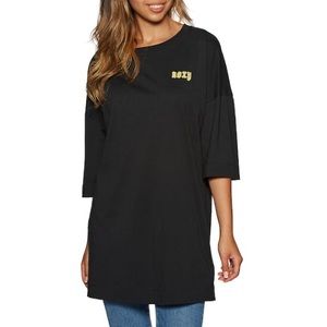 ROXY OVERSIZED LONG TEE SIZE XS - fits like over sized medium